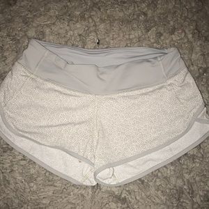Lululemon speed shorts- Grey pattern